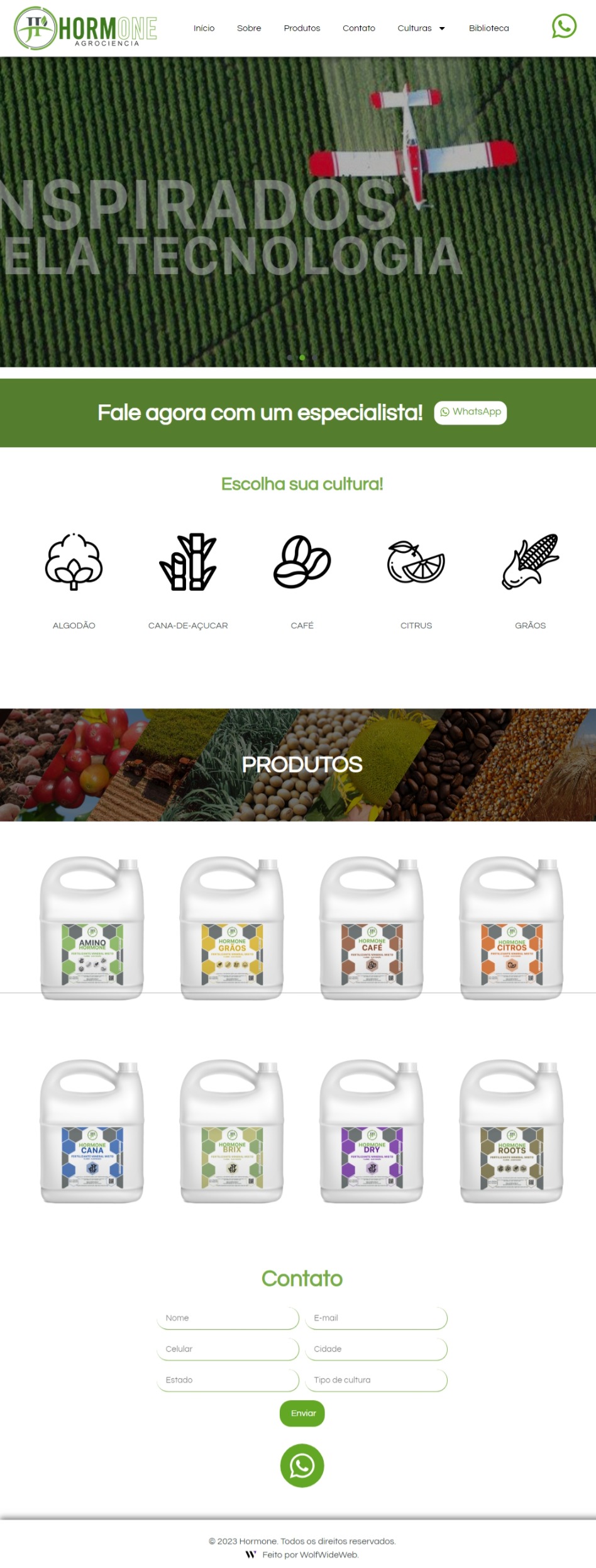 Hormone Agro Website